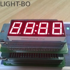 Το έξοχο κόκκινο ψηφιακό ρολόι οδήγησε την επίδειξη 0,56» 4 ένταση ψηφίων 80-100mcd Lumious