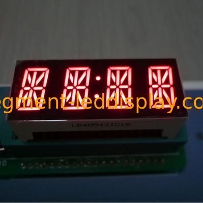 Καλή τιμή. 4 ψηφίο ανοιχτό κόκκινο επίδειξης 7 αλφανουμερικών οδηγήσεων τμήματος για την επιτροπή οργάνων σε απευθείας σύνδεση