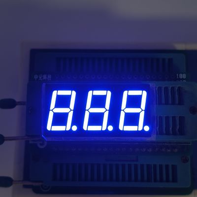 Καλή τιμή. Υπερ φωτεινό μπλε 7 Τομέας LED οθόνης 3 ψηφίων κοινό κάθοδο σε απευθείας σύνδεση