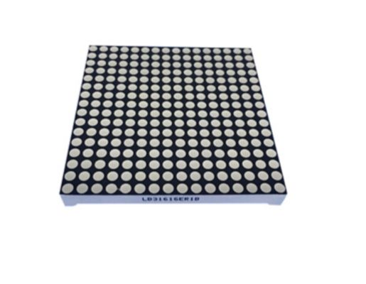 Καλή τιμή. Εξαιρετικά φωτεινή κόκκινη οθόνη LED 3mm 16 x 16 dot matrix, Κάθοδος σειράς, Άνοδος στήλης για οθόνη σε απευθείας σύνδεση