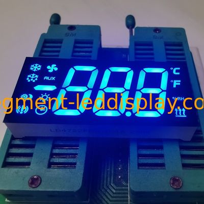 Καλή τιμή. Εξαιρετικά φωτεινή μπλε οθόνη LED 7 τμημάτων τριών ψηφίων, κοινής καθόδου, για ελεγκτή ψυγείου σε απευθείας σύνδεση