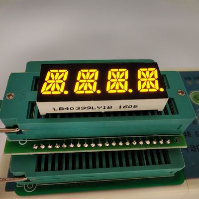 Καλή τιμή. 4 Digit 16 Segment Yellow Alphanumeric LED Display for Instrument Panel σε απευθείας σύνδεση