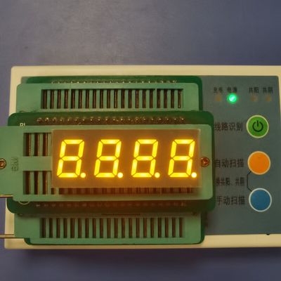 Καλή τιμή. 4 ψηφίο 0,4» 20mA 595nm 20mcd ψηφιακή επίδειξη 7 τμήματος σε απευθείας σύνδεση
