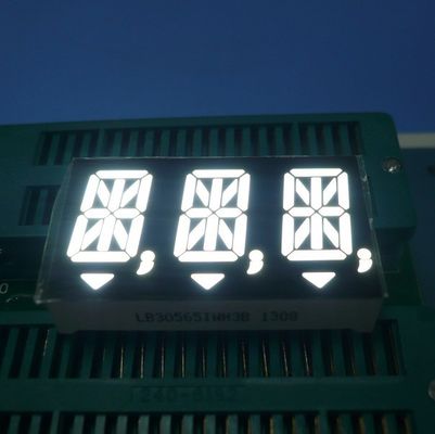 Καλή τιμή. Λευκή Τριψήφια Οθόνη LED 14 Τμημάτων με Ύψος Χαρακτήρα 14,2mm και Κοινό Άνοδο/Κοινό Κάθοδο για Ψηφιακές Ενδείξεις σε απευθείας σύνδεση