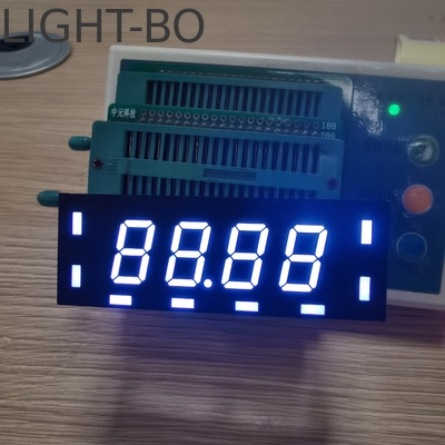 Προσαρμογή Λευκή τετραψήφια οθόνη LED 7 τμημάτων για μικροκυμάτων