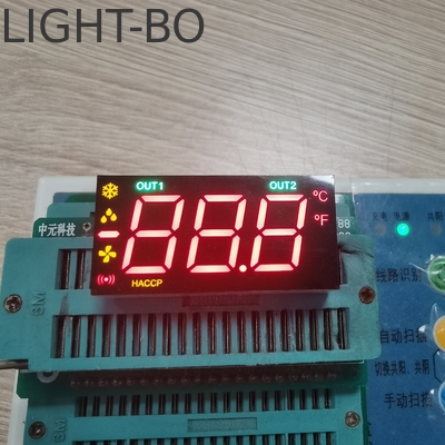 Πολυχρωματικό Custom 3digit 7segment Led Display Κοινή Καθοδική Μία σειρά Pin