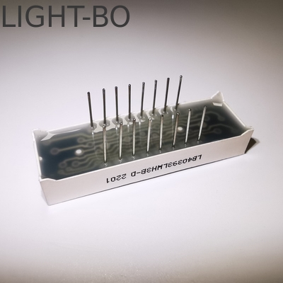 Ηλεκτρική οθόνη ρολογιού LED 12x6 ίντσες Κοινή πολικότητα καθοδίου για τις απαιτήσεις των πελατών