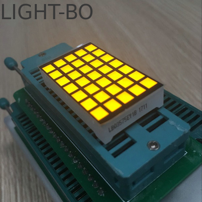 5x7 Dot Matrix LED Display με αντίστροφη τάση 5V και κάθοδο στήλης άνοδος γραμμής σύνδεσης