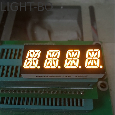 Τριψήφια αλφαριθμητική οθόνη LED 20mA Κατανάλωση ρεύματος μέσω τρύπας τύπου τοποθέτησης φωτεινή και καθαρή οθόνη