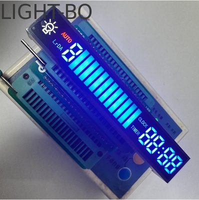 Μπλε/Κόκκινο/Λευκό Custom Design LED Display Module 7 Segment Common Cathode για την κάλυψη του οχήματος