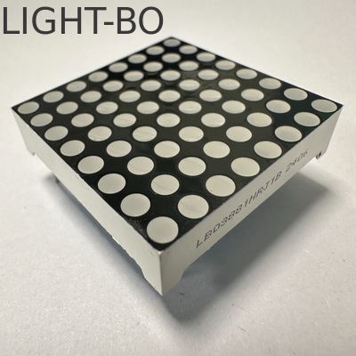 LED Display Καθοδική Διοχρωματική Πράσινη/Κόκκινη 3mm 8*8 DOT Matrix Stabler Απόδοση για κινούμενα σήματα