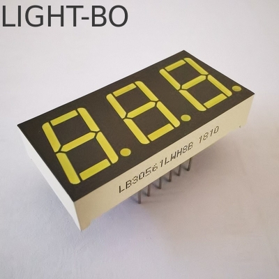 Καλή τιμή. Κοινή καθοδική οθόνη LED Ultra Bright White Grey Surface 7 Segment 3digit 14.2mm για ελεγκτή θερμοκρασίας σε απευθείας σύνδεση