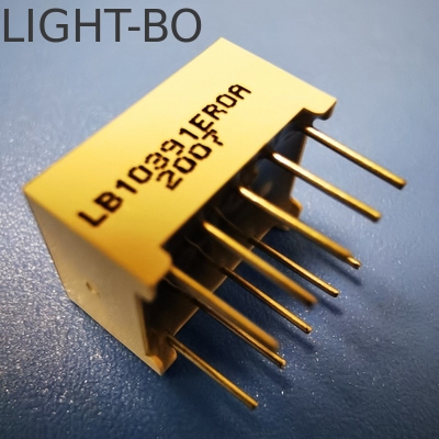 Υπερ φωτεινή κόκκινη οθόνη LED με ένα ψηφίο 0,39 ιντσών 7 τμημάτων κοινό κάθοδο για το πίνακα οργάνων