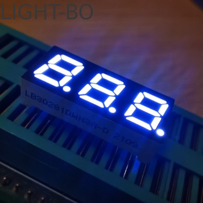 Τριψήφια 0,4 ιντσών 7 τμήματα LED οθόνη Ultra Bright White