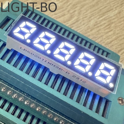 Καλή τιμή. 5 ψηφίων 7mm 7 τμήματα LED οθόνη κοινή άνοδος υπεραπλανό λευκό για μετατροπέα συχνότητας σε απευθείας σύνδεση