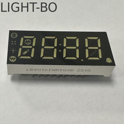 4 ψηφία 7 τμήματα LED οθόνη κοινή πολυχρωματική καθοδική για το πίνακα ελέγχου ψυγείου