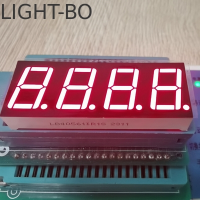 4 ψηφία 14.2mm υψηλό φωτεινό κόκκινο 7 τμήματα LED οθόνη κοινό άνοδο για τον έλεγχο της θερμοκρασίας