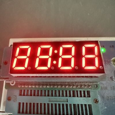 Κίτρινο Πράσινο 4 ψηφία 14.2mm 7 τμήματα LED οθόνη κοινό άνοδο για τον έλεγχο της θερμοκρασίας