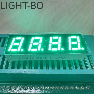 Πράσινη οθόνη LED 4 ψηφίων 7 mm 7 τμημάτων κοινής άνωσης για ελεγκτή θερμοκρασίας