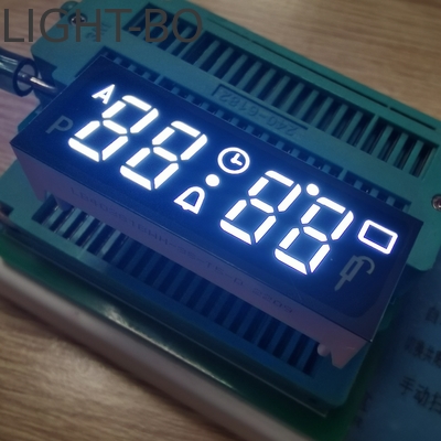 Υπερλευκή 7 τμήματα κοινή καθοδική οθόνη LED 4 ψηφία για ενσωματωμένο χρονοδιακόπτη φούρνου
