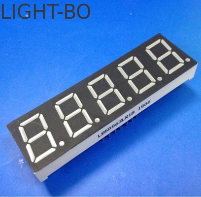 Κοινή Ανόδια Υπεραπλανό κόκκινη οθόνη LED 14,2 mm 5 ψηφίων 7 τμημάτων
