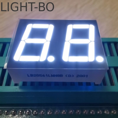 Κοινή ανόδου 7 τμήματα LED οθόνη διπλό ψηφίο 14,2mm λευκό χρώμα