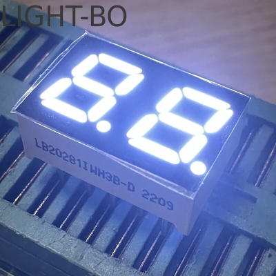 Ανώτατο φωτεινό κόκκινο 2 ψηφίων 7mm 7 τμήματα LED οθόνη κοινό κάθοδο για οικιακές συσκευές