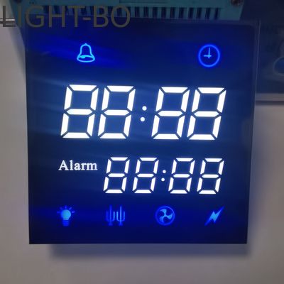 Δείκτης LED 7 τμημάτων Κοινή άνοδος για ψηφιακό χρονόμετρο φούρνου Ultra White / Blue