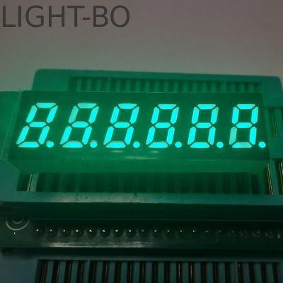 Πράσινο Μικρό μέγεθος 6 ψηφίων 7 τμημάτων LED οθόνη Κοινό κάθοδο για μετατροπέα συχνοτήτων