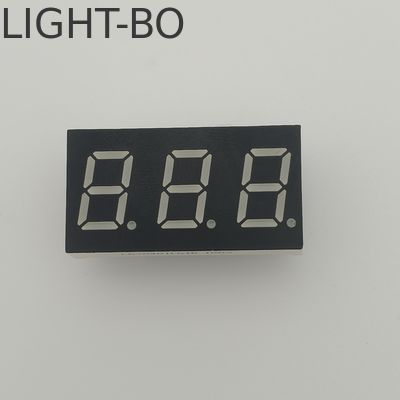 Προσαρμοσμένη πορτοκαλί χρώμα 7 τμήματα LED οθόνη Τριψήφιο κοινό άνοδο