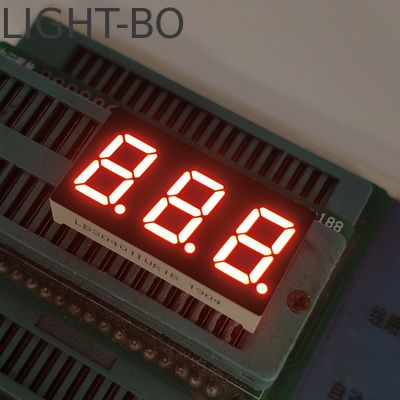 Καλή τιμή. Προσαρμοσμένη Ultra Bright Red 7 Segment LED οθόνη Τριψήφιο κοινό κάθοδο σε απευθείας σύνδεση