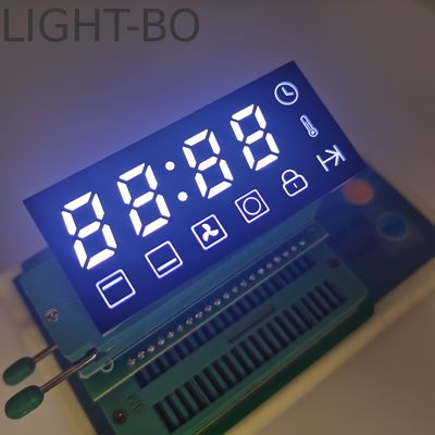Υπερφωτεινή λευκή κοινή καθοδική οθόνη LED επτά τμημάτων για έλεγχο φούρνου