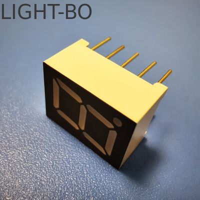 Οθόνη LED Κοινή ανόδα Υπερ φωτεινό κόκκινο μονό ψηφίο 0,39 ιντσών 7 τμήματα για πίνακα οργάνων