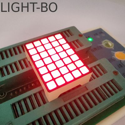 5 * 7 Square DOT Matrix LED Display Super Bright Red για δείκτη επιπέδου ανελκυστήρα