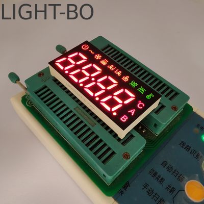 Πράσινη/Κόκκινη 4ψήφια 7-τμηματική οθόνη LED για ελεγκτή κλιματιστικού