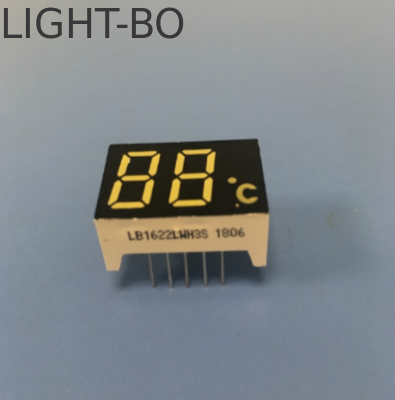 Προσαρμοσμένη λευκή διπλή ψηφιακή οθόνη LED 0,47