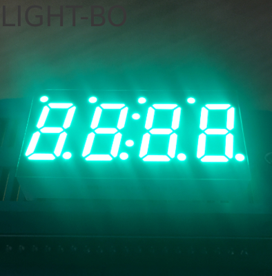 Καθαρό πράσινο 0,49 ίντσες 4 ψηφία 7 τμήματα LED οθόνη κοινό κάθοδο για τον ελεγκτή θερμοκρασίας