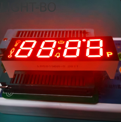 Οθόνη LED 7 τμημάτων 4 ψηφίων Ultra Red Κοινής Ανόδου για χρονοδιακόπτη φούρνου