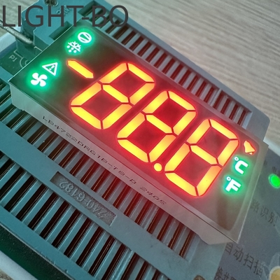 Καλή τιμή. Red/Pure Green LED Display 7 Segment 17mm common cathode for Digital Refrigeration Systems σε απευθείας σύνδεση