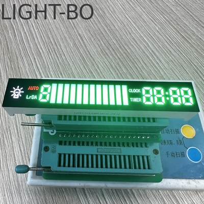 Καλή τιμή. Αγνό Πράσινο/ Λευκό / Κόκκινο 7 Segment LED Display Module κοινή κάθοδος για Απορροφητήρα Κουζίνας σε απευθείας σύνδεση