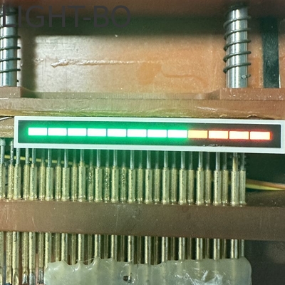 Καλή τιμή. Μπάρα φωτός LED 12 τμημάτων Ultra Red/Pure Green για ένδειξη πίνακα οργάνων σε απευθείας σύνδεση