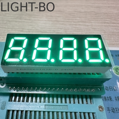 4-Ψηφιακή οθόνη LED 0,56 ιντσών (14,2mm) 7-τμημάτων – Καθαρό πράσινο, Κοινός άνοδος για πίνακες οργάνων & οικιακές συσκευές