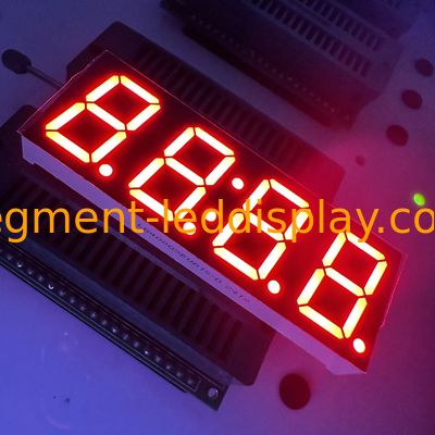 Μονάδα οθόνης ρολογιού LED 4 ψηφίων, εξαιρετικά κόκκινη, υψηλής ορατότητας