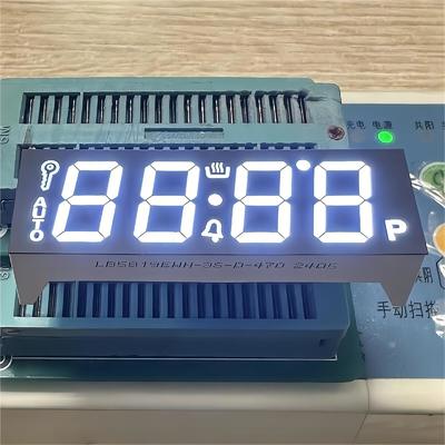 Ultra White LED Display 7 Segment 4 Digit Common Cathode for Oven 58.2*19mm