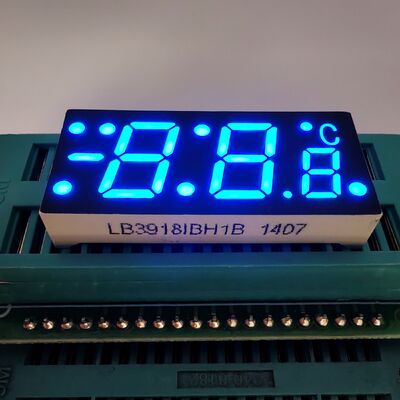 Καλή τιμή. Ultra-Bright Blue 7-Segment Display for Temperature Measurement σε απευθείας σύνδεση