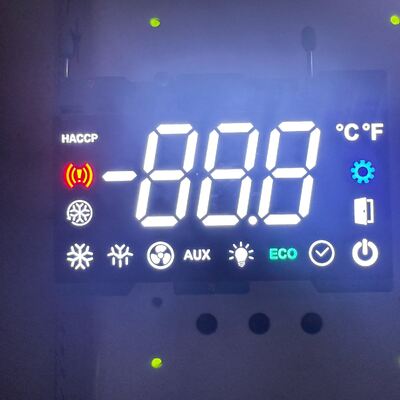 Προσαρμοσμένη οθόνη LED 3 ψηφίων 7 τμημάτων για ελεγκτή θερμοκρασίας ψυχρού δωματίου