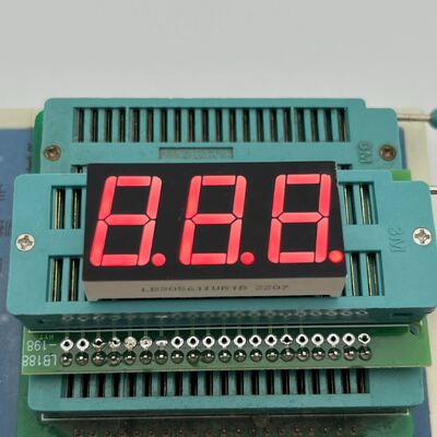 Καλή τιμή. Οθόνη LED 7 τμημάτων, 3 ψηφίων, 14.2mm, εξαιρετικά φωτεινή, κόκκινη, κοινής καθόδου, για ελεγκτή θερμοκρασίας online