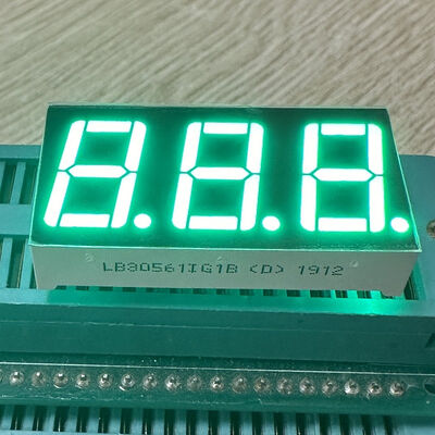Καλή τιμή. Κοινή καθοδική οθόνη LED Ultra Bright White Grey Surface 7 Segment 3digit 14.2mm για ελεγκτή θερμοκρασίας online