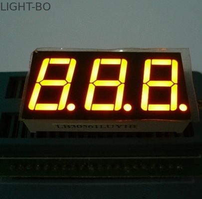 CC/CA πολικότητα 3digit κοινή άνοδος 37,6 X 19mm επίδειξης 7 οδηγήσεων τμήματος εξωτερική διάσταση