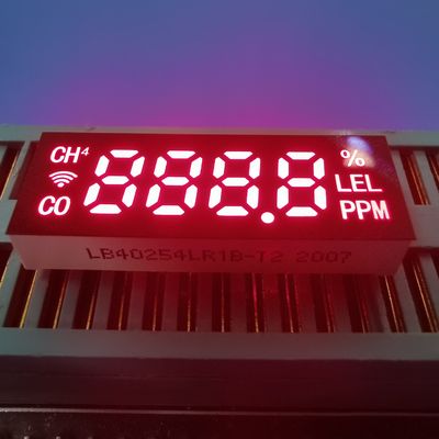 Μονάδα οθόνης LED 7 τμημάτων, κοινής ανόδου, υπερ-φωτεινό κόκκινο, 28*10*5mm για ανιχνευτή επιβλαβών αερίων